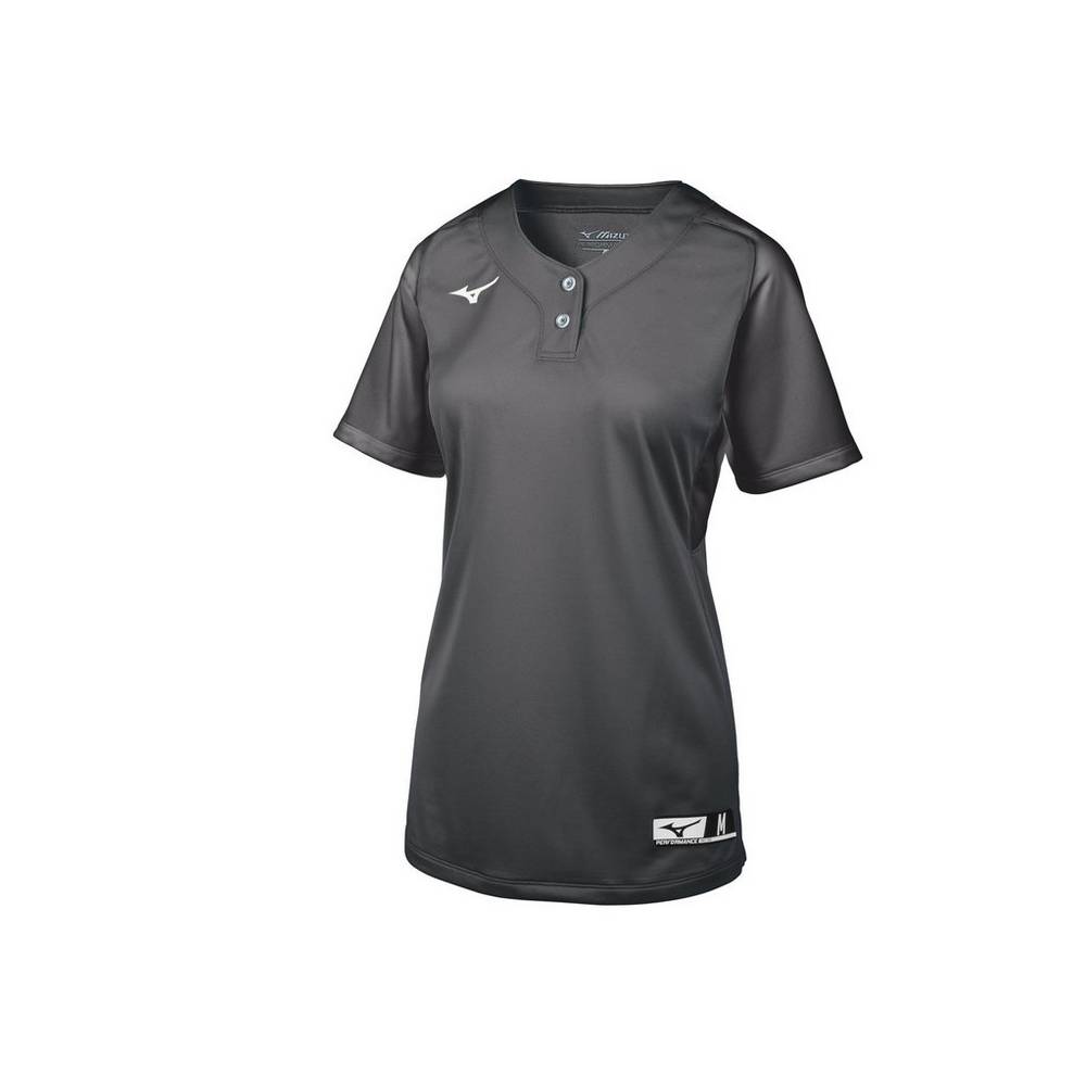 Mizuno Aerolite 2-Button - Bayan Forma - Gri Türkiye (YJTPHE-432)